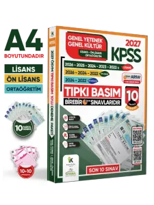 İnformal Yayınları 2027 KPSS Lisans Ön Lisans Ortaöğretim GY GK Çıkmış Soru Tıpkı Basım 10lu Deneme Paketi TG Çözümlü