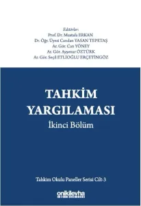 Tahkim Yargılaması İkinci Bölüm