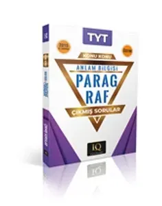 IQ YAYINLARI ÖSYM PARAGRAF ÇIKMIŞ SORULAR2015-2024