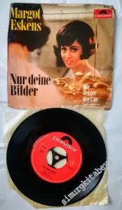 45 RPM SINGLE PLAK VINYL: Margot Eskens - Die Zeiger Der Uhr -