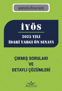 İYÖS 2025 Yılı İdari Yargı Ön Sınavı