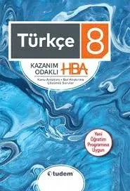 TUDEM 8. SINIF TÜRKÇE KAZANIM ODAKLI HBA