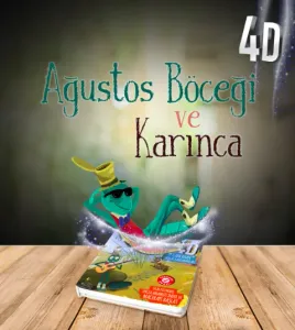Sihirli Hikayeler 4D Canlanan Kitap - Ağustos Böceği ve Karınca