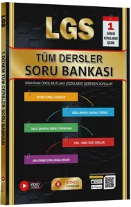 Sonuç Yayınları 8. Sınıf LGS 1. Dönem Tüm Dersler Soru Bankası