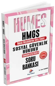 Dizgi Kitap Yayınları HUMES HMGS Sosyal Güvenlik Hukuku Soru Bankası Çözümlü