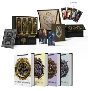 Medusa’nın Ölü Kumları Serisi 4 Kitap Takım - Hediyeli Mıknatıslı Kutu (Ciltli)