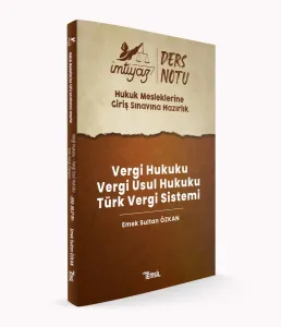 HMGS Vergi Hukuku- Vergi Usul Hukuku- Türk Vergi Sistemi