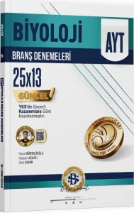 Bilgi Sarmal Yayınları AYT Biyoloji 25 x 13 Branş Denemeleri