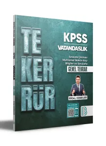 Benim Hocam Yayınları 2026 KPSS Tekerrür Vatandaşlık Genel Tekrar