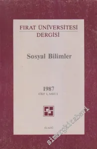 Fırat Üniversitesi Dergisi, Sosyal Bilimler - Sayı: 1  1