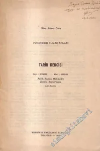 Türkçe'de Kumaş Adları ( Tarih Dergisi, Sayı: 33, Mart 1980/81'den Ayrı Basım ) -        1982