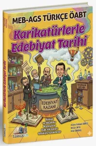 Türkçe FM Yayınları ÖABT MEB-AGS Türkçe Öğretmenliği Karikatürlerle Edebiyat Tarihi Konu Anlatımı