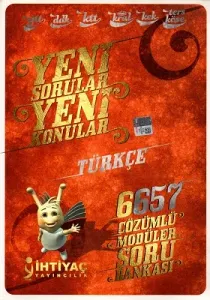 KPSS Türkçe 6657 Çözümlü Modüler Soru Bankası
