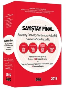 Sayıştay Final Sayıştay Denetçi Yardımcısı Adaylığı Sınavına Son Hazırlık Soru Bankası 2019