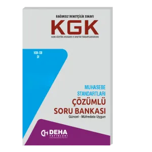 Deha Yayınları 2024 KGK Muhasebe Standartları Soru Bankası