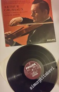 33 LP PLAK VINYL: Mozart - Arthur Grumiaux, The London Symphony Orchestra, Colin Davis - Violin Concerto No. 3 In G Major, K.216; Violin Concerto No. 5 In A Major K.219 -        1962