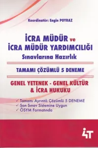 İcra Müdür ve İcra Müdür Yardımcılığı Sınavlarına Hazırlık