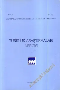 Türklük Araştırmaları Dergisi - Sayı: 1