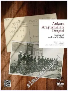 Ankara Araştırmaları Dergisi 20 = Journal of Ankara Studies - Sayı: 2  Cilt: 10    Haziran 2023