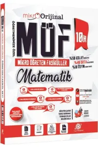 ORİJİNAL MİKRO 10.SINIF MATEMATİK SETİ MÖF MİKRO ÖĞRETEN FASİKÜLLER