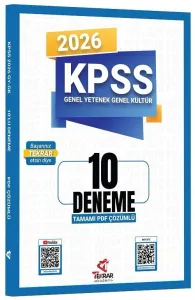 Tekrar Akademi 2026 KPSS Genel Yetenek Genel Kültür 10 Deneme Çözümlü