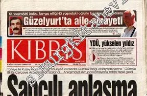 Kıbrıs Gazetesi - Sayı: 5073    Yıl: 14  Ağustos