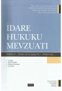 İdare Hukuku Mevzuatı