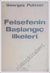 Felsefenin Başlangıç İlkeleri -        1969