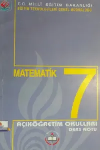 Matematik 7 Açıköğretim Ders Notu