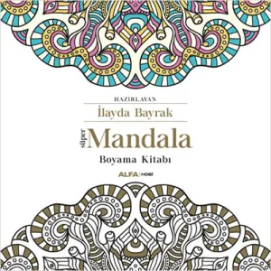 Süper Mandala Boyama Kitabı