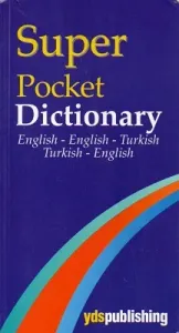Super Pocket Dictionary English - English - Turkish - Turkish - English