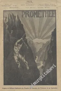 Prométhée - Organe de défense nationale des  Peuples du Caucase de l'Ukraine et du Turkestan -        1929