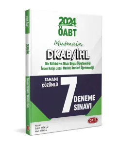 Data Yayınları 2026 ÖABT MEB-AGS Din Kültürü Öğretmenliği Mutmain 7 Deneme Çözümlü