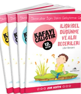 Kafayı Çalıştır Seti (4 Kitap); Zekâ Geliştirme Seti, Zor Seviye, 7 - 9 Yaş