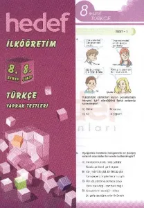 Hedef 8. Sınıf Türkçe Yaprak Testler