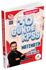 Dizgi Kitap Yayınları 2026 KPSS 30 Günde Matematik Çıkmış Soru Analizli Video Ders Notları