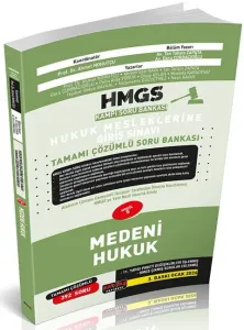 Savaş Yayınları 2026 HMGS Kampı Medeni Hukuk Soru Bankası
