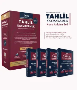 TAHLİL Kaymakamlık Sınavına Hazırlık Konu Anlatım Seti