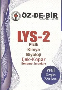 Özdebir LYS-2 Fizik-Kimya-Biyoloji Çek Kopar Deneme Sınavları