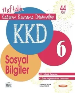 Kurmay ELT 6. Sınıf Sosyal Bilgiler KKD Haftalık Kazanım Kavrama Denemeleri