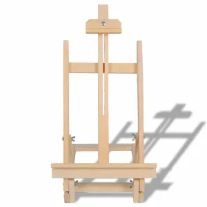 Masaüstü Şövale 75 cm Naturel Ahşap