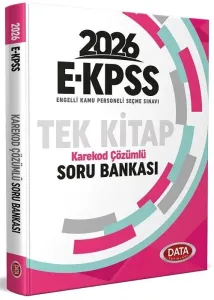 Data Yayınları 2026 EKPSS Tek Kitap Soru Bankası Karekod Çözümlü