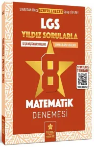 Yıldız Sorular 8. Sınıf LGS Matematik 8 Deneme Video Çözümlü