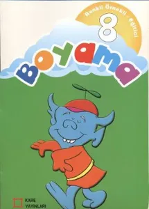 Renkli Örnekli Eğitici Boyama 8