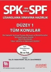 Akademi Yayınları SPK Lisanslama Sınavlarına Hazırlık Düzey 1 Tüm Konular