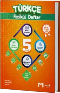 Mozaik Yayınları 5. Sınıf Türkçe Fasikül Defter