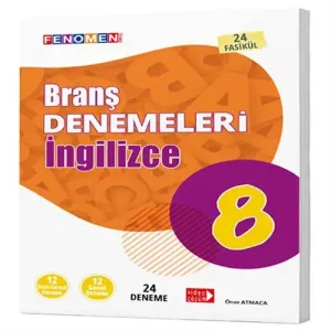 8 FENOMEN DENEMELER İNGİLİZCE (24 DENEME)