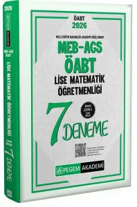 Pegem Yayınları 2026 MEB AGS ÖABT Lise Matematik Öğretmenliği Tamamı Çözümlü 7 Deneme