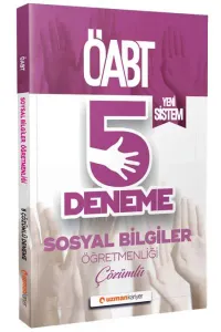 Uzman ÖABT Sosyal Bilgiler Öğretmenliği Çözümlü 5 Deneme-Yeni Sistem-YENİ