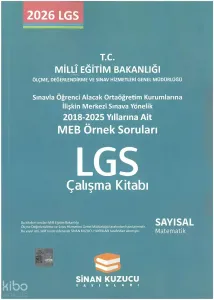SİNAN KUZUCU 2026 MEB ÖRNEK SORULARI SAYISAL MATEMATİK